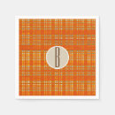 Search for brown plaid napkins Fall
