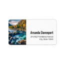 Search for river return address labels Rocks