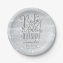 Search for baby its cold outside plates Silver