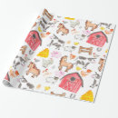 Search for barnyard wrapping paper Farm animals