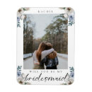 Recherche de rose de femmes magnets Bridesmaid