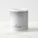 Search for silver wedding anniversary mugs Glitter