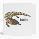 Search for reptiles binders Illustration