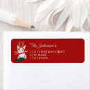 Search for red cat return address labels Retro