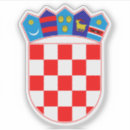 Recherche de la croatie autocollants Blason
