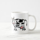 Search for black and white cartoon mugs Cow