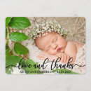 Search for love thank invitations Newborn