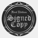 Search for signed copy stickers Elegant