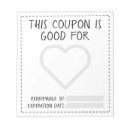 Search for love coupons Cute