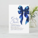 Search for bow baby boy shower invitations Coquette