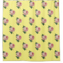 Recherche de vintage roses shower curtains Jaune