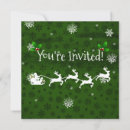 Recherche de renne père noël invitations Vert