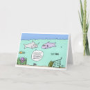Recherche de humour requin vœux cartes Dessin animé