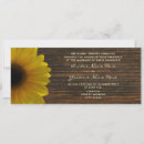Search for barnwood wedding invitations Sunflower