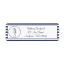 Search for nautical return address labels weddings Seahorse