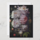 Search for moody wedding invitations Peony