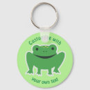 Search for cartoon frog keychains Illustration