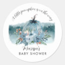 Search for blue gray baby shower stickers Modern