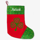 Search for celtic christmas stockings Shamrock