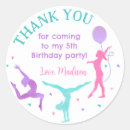 Search for gymnastics birthday stickers Party
