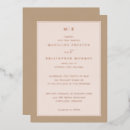 Search for pastel wedding invitations Minimalist