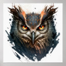 Recherche de hiboux c art Peinture