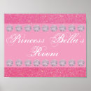 Recherche de princesse personnalisée posters Rose