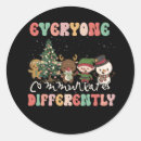 Recherche de soyez différent autocollants Noël