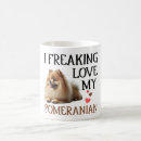 Search for pomeranian dog mugs Humour