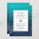 Recherche de blue bar bat mitzvah invitations Aquarelle