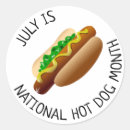 Search for hot dog stickers July