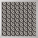Recherche de motif monochrome posters Abstrait