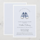 Search for sneaker baby pregnancy invitations Blue
