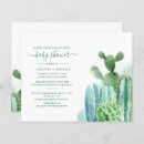 Search for watercolor cactus baby shower invitations Gender neutral