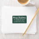 Search for brush script return address labels Green