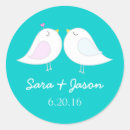 Search for aqua blue wedding stickers Teal