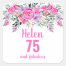 Search for 75 years stickers For her
