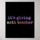Search for math teacher posters Funny