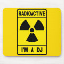 Recherche de radioactif tapis souris Avertissement