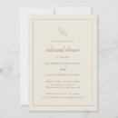 Search for cream rehearsal dinner invitations Gold
