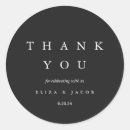 Search for black white wedding stickers Classic