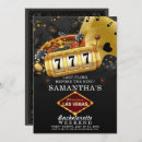 Search for casino night bachelorette party invitations Gold