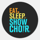 Recherche de choir autocollants Chanteur