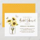 Search for mason jar bridal shower invitations Sunflower