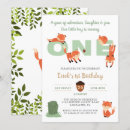 Search for fox birthday invitations Forest
