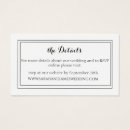 Recherche de mini rsvp cards Simple