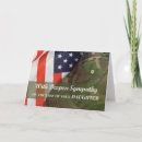 Search for military sympathy cards Army