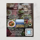 Search for template text flyers Qr code