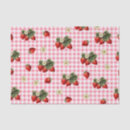 Search for red gingham tissue paper Summer