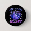 Search for wolves round buttons Cool